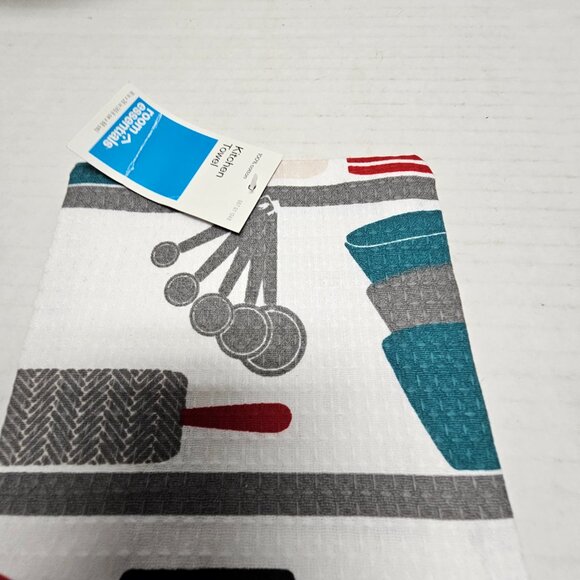 New Kitchen Towel Room Essentials Cotton 16 X 28 Baking Accessories Print - Picture 6 of 11